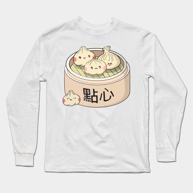 Kawaii Dim Sum Long Sleeve T-Shirt by smoochugs